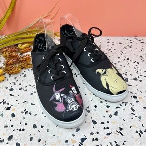 Disney Nightmare Before Christmas Oogie Boogie Lace Up Sneakers Sz 8.